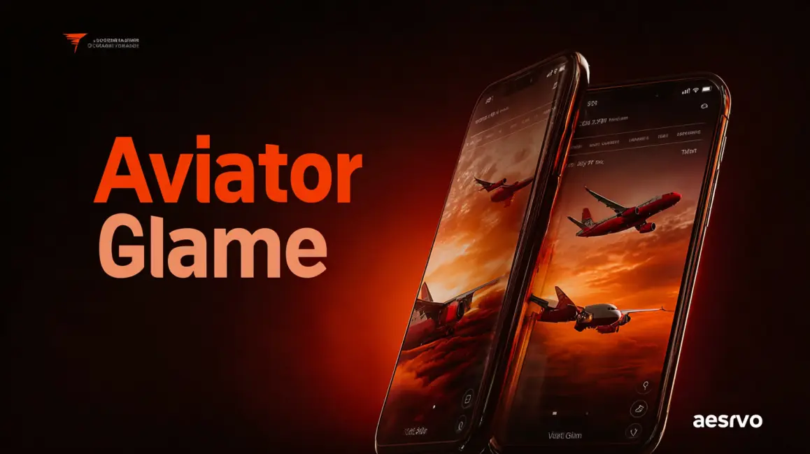 The 'Aviator Game' is displayed on two sleek phones against a dark background, highlighting the modern, stylish, and thrilling gameplay you get when you play at PHWW.
